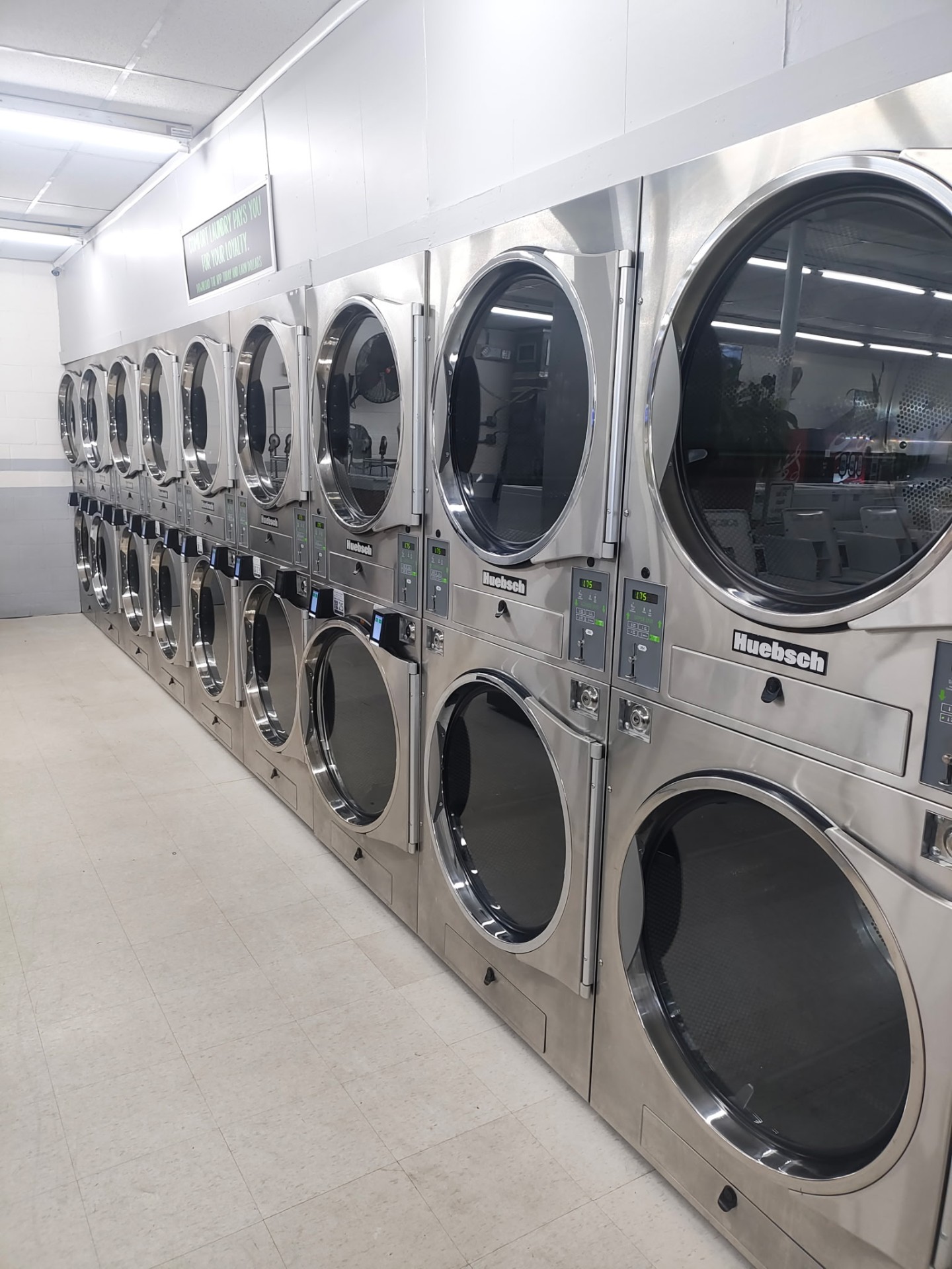 Stacked high-heat dryers