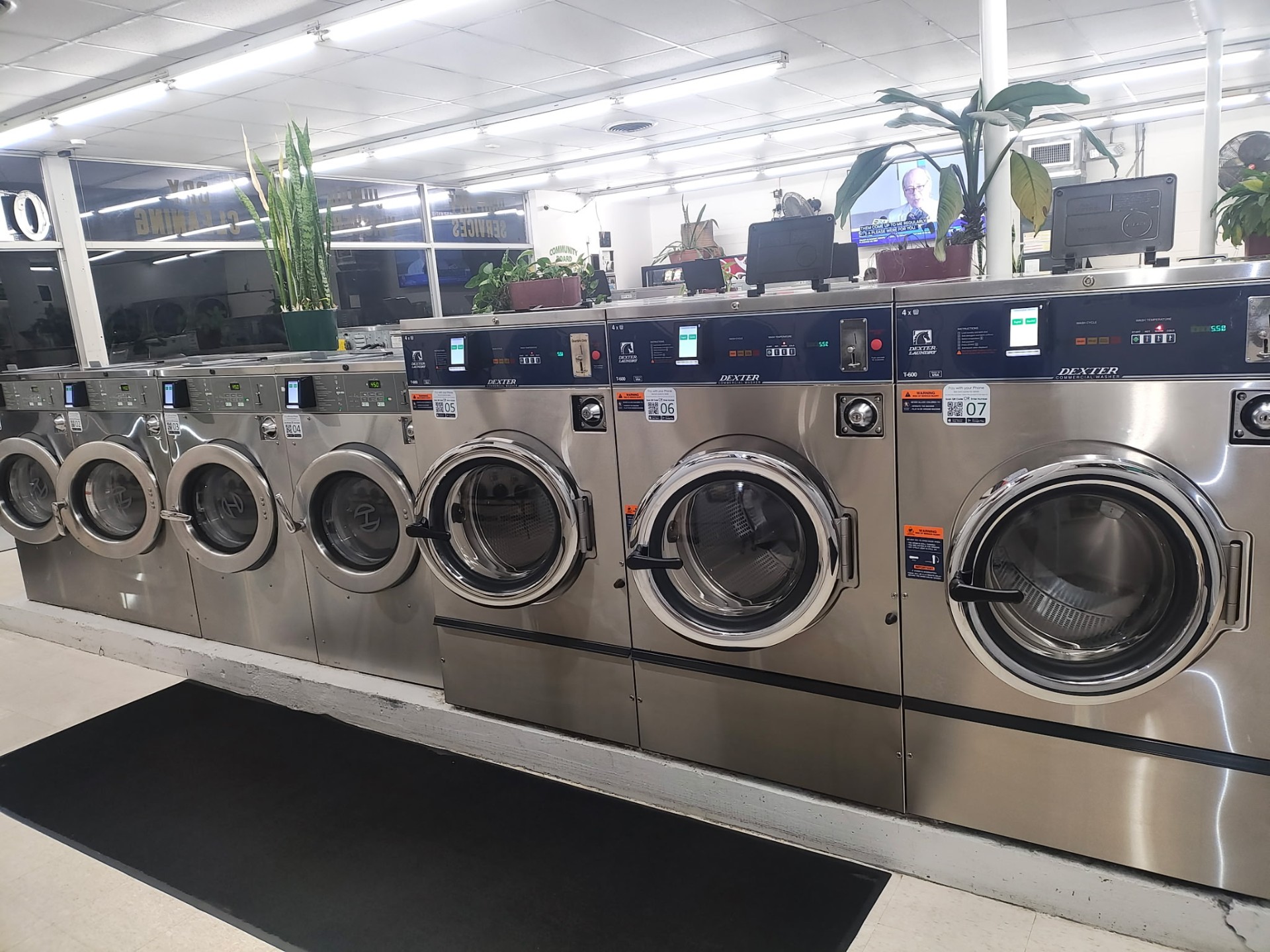 Clean commercial washers